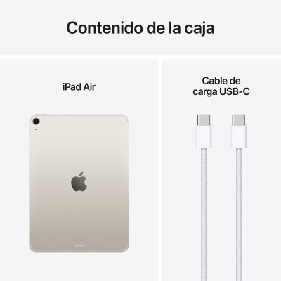 Apple iPad Air 5G Apple M TD-LTE & FDD-LTE 128 GB 27,9 cm (11") 8 GB Wi-Fi 6E (802.11ax) iPadOS 18 Beige