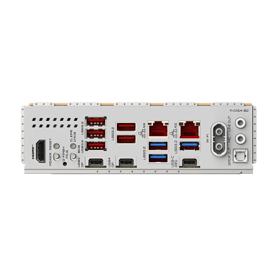 GIGABYTE X870E AERO X3D WOOD Placa Base - Compatible con procesadores AMD Ryzen 9000, VRM digital de 16+2+2 fases, hasta 9000Hz