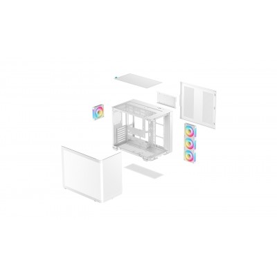 DeepCool CG530U 4F Torre Blanco