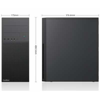 CoolBox CAJA ATX A780 USB-C 3.2 GEN1 FTE.500W FORCE BR-500 80+BRONCE