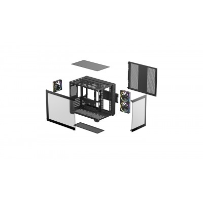 DeepCool CG330 3F Torre Negro