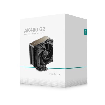 DeepCool AK400 G2 Procesador Refrigerador de aire 12 cm Negro 1 pieza(s)