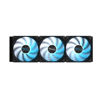GIGABYTE EAGLE 360 Refrigeración Líquida para CPU - 3x120mm Ventiladores ARGB, pantalla LCD a color, DAISY-CHAIN, Compatible co