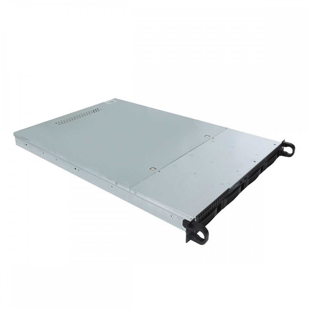 UNYKAch 1U HSW4104 Estante Negro, Plata