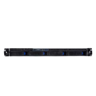 UNYKAch 1U HSW4104 Estante Negro, Plata
