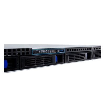 UNYKAch 1U HSW4104 Estante Negro, Plata
