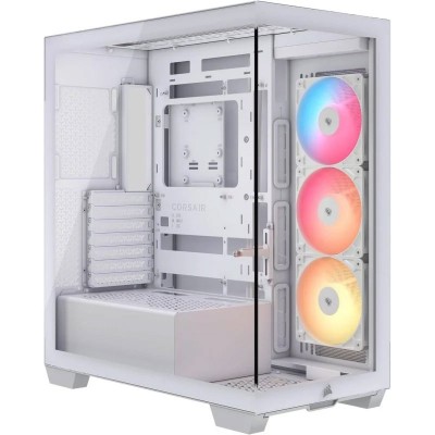 Corsair Midi Tower 3500X LXR LINK TG Blanco