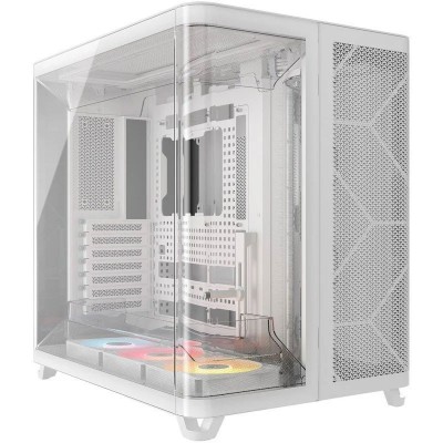 Corsair AIR 5400 LX-R RGB iCUE LINK Midi Tower Blanco