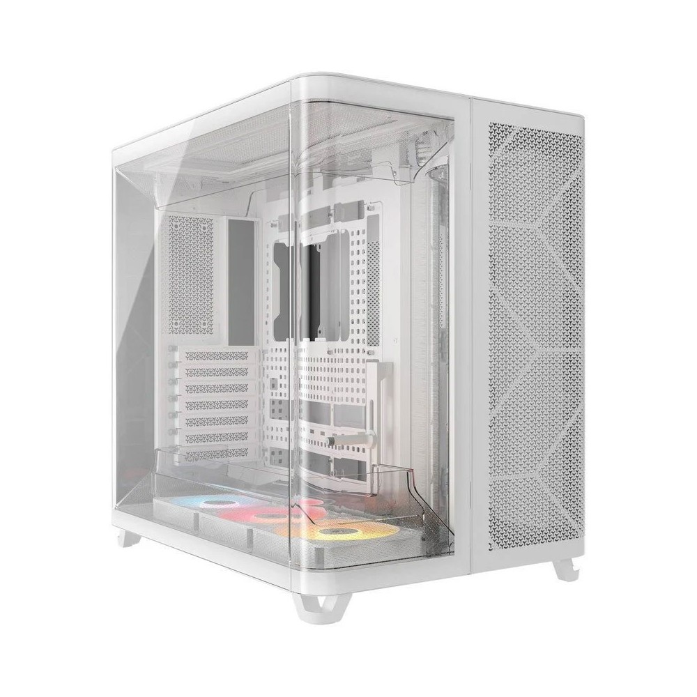 Corsair AIR 5400 LX-R RGB iCUE LINK Midi Tower Blanco