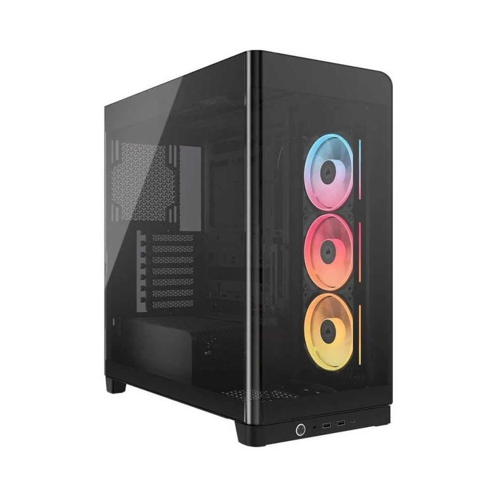 Corsair 4500X LX-R RGB Tempered Glass Mid-Tower, Black Midi Tower Negro