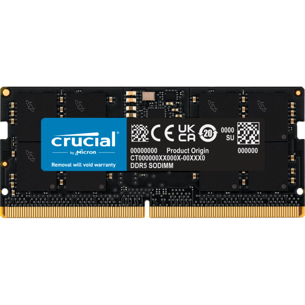Crucial CT16G56C46S5 módulo de memoria 16 GB 1 x 16 GB DDR5 ECC
