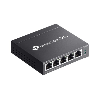 TP-Link Omada ES205G Gestionado Gigabit Ethernet (101001000) Energía sobre Ethernet (PoE) Negro