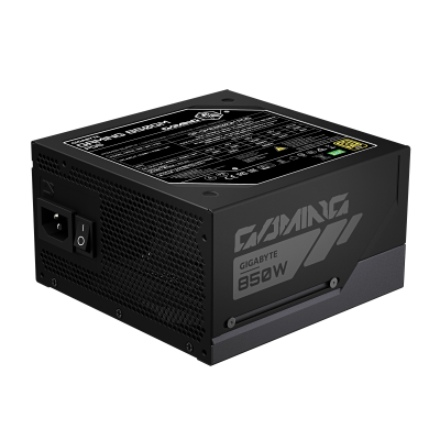 GIGABYTE GAMING 850GM PG5 Fuente de Alimentación – PCIe 5.1, 80 PLUS Gold, diseño totalmente modular, ventilador de 135 mm, com