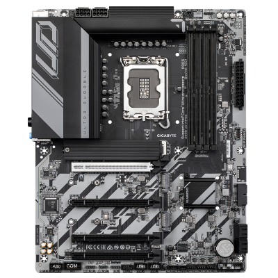 GIGABYTE Placa base Z890 UD WIFI6E - Compatible con CPUs Intel Core Ultra (Serie 2), VRM de 12+1+2 fases, hasta 8800MHz DDR5 (O