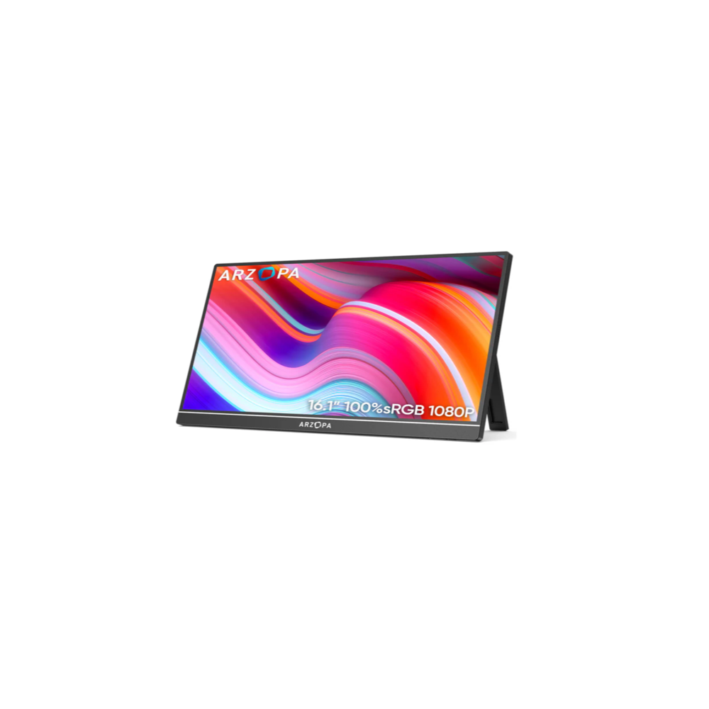 Arzopa Z1C pantalla para PC 40,9 cm (16.1") 1920 x 1080 Pixeles Full HD LCD Negro