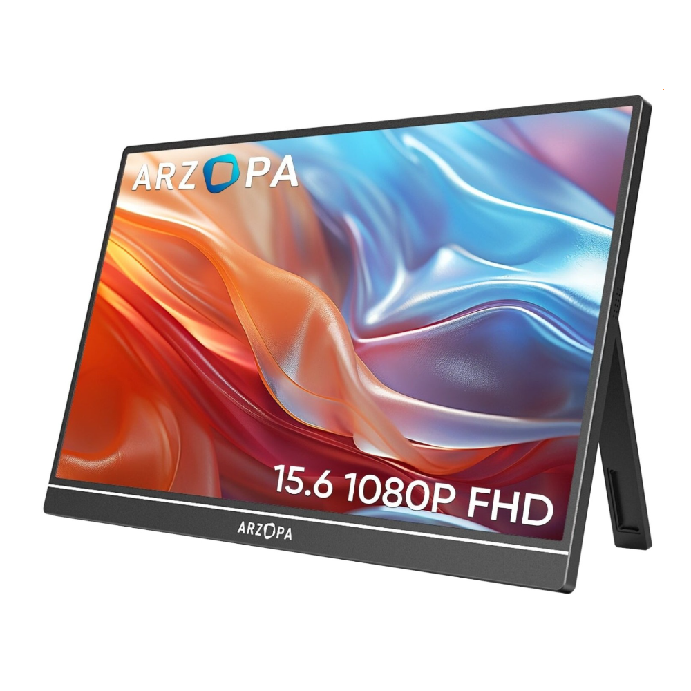 Arzopa A1 pantalla para PC 39,6 cm (15.6") 1920 x 1080 Pixeles Full HD LCD Gris