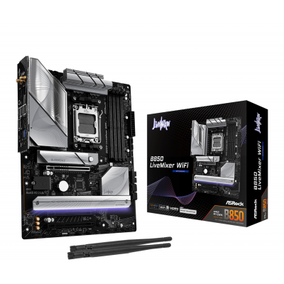 Asrock B850 LiveMixer WiFi AMD B850 Zócalo AM5 ATX