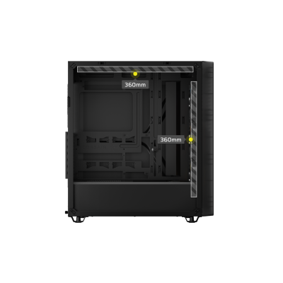 Corsair 3200D RS ARGB Mid-Tower PC Case - Smoke Midi Tower Negro