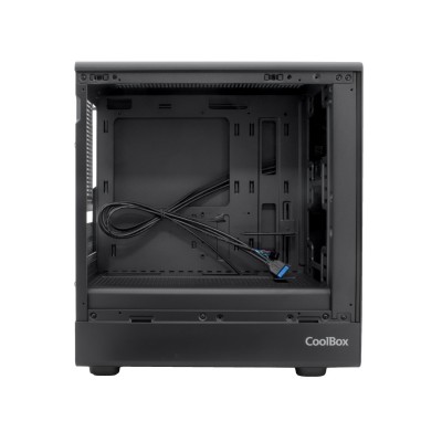 CoolBox GAMING CAJA MATX GM350 DARKFACE USB-C 3.2 GEN1 CRISTAL AHUMADO
