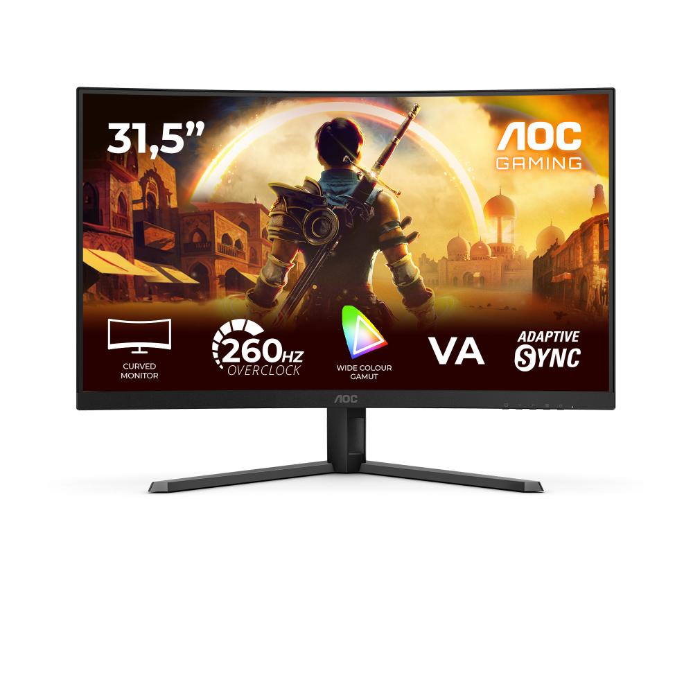 AOC G4 C32G42ZE pantalla para PC 80 cm (31.5") 1920 x 1080 Pixeles Full HD LED Negro, Rojo