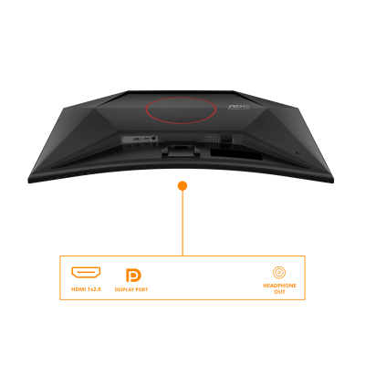 AOC G4 C32G42ZE pantalla para PC 80 cm (31.5") 1920 x 1080 Pixeles Full HD LED Negro, Rojo
