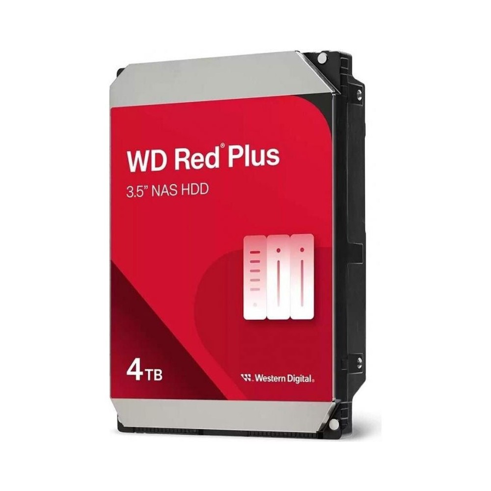 Western Digital Red Plus WD40EFZZ disco duro interno 4 TB 5400 RPM 128 MB 3.5" Serial ATA III