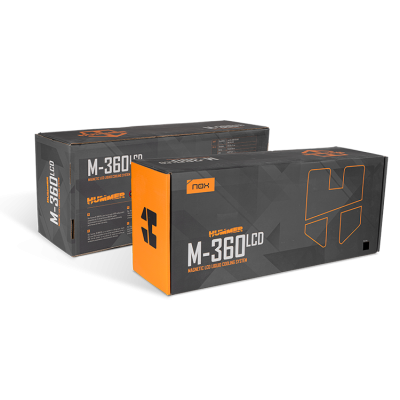 NOX Hummer M-360 LCD|Kit RL Magnético ARGB Negro