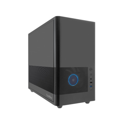 CoolBox CAJA MATX MP2 NEGRA USB-C 3.2 GEN1 VENTILADOR 120