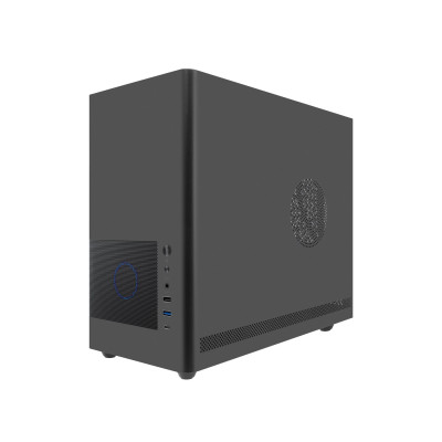 CoolBox CAJA MATX MP2 NEGRA USB-C 3.2 GEN1 VENTILADOR 120 PWM FULL METAL SFTE