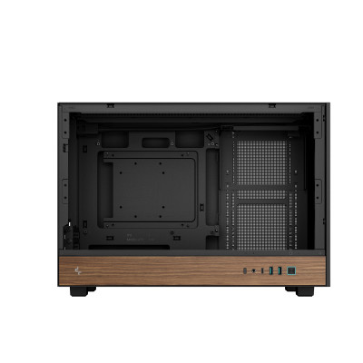 DeepCool CH260 WOOD Micro Torre Negro, Madera