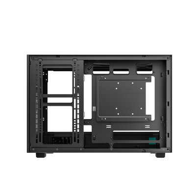 DeepCool CH260 WOOD Micro Torre Negro, Madera
