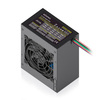 AISENS Fuente Alimentacion SFX 500W con Cable de Alimentacion OEM, Negra