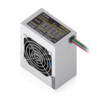 AISENS Fuente Alimentacion SFX 500W con Cable de Alimentacion OEM, Plata
