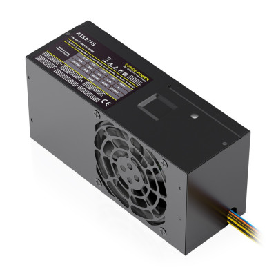 AISENS Fuente Alimentacion TFX 500W con Cable de Alimentacion OEM, Negra