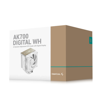 DeepCool AK700 Digital WH Procesador Refrigerador de aire 12 cm Blanco 1 pieza(s)