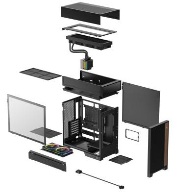 DeepCool CL6600 Midi Tower Negro