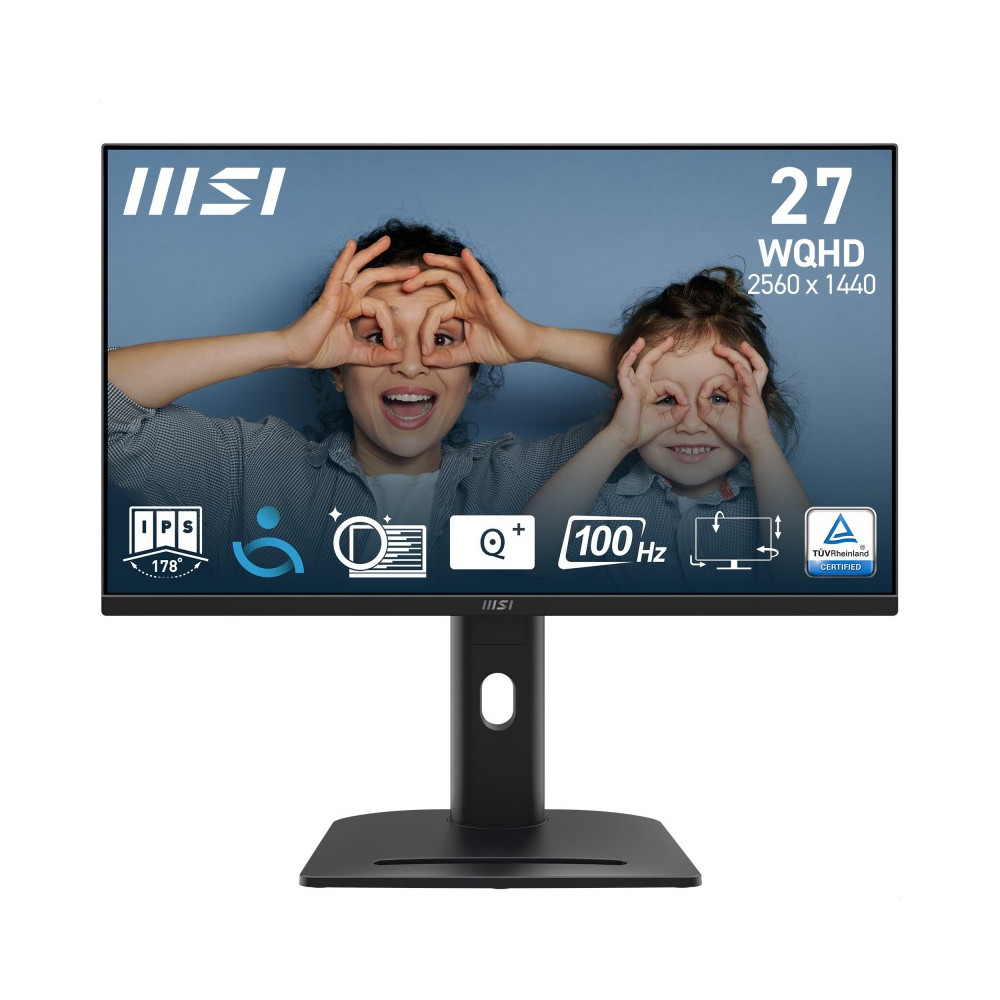 MSI Pro MP275QPG pantalla para PC 68,6 cm (27") 2560 x 1440 Pixeles Wide Quad HD LCD Negro