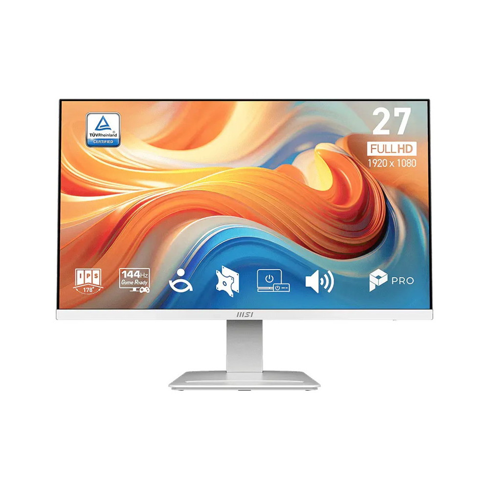 MSI Pro MP273W E14A pantalla para PC 68,6 cm (27") 1920 x 1080 Pixeles Full HD LCD Blanco