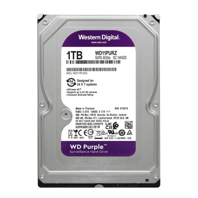 Western Digital Purple disco duro interno 1 TB 5400 RPM 64 MB 3.5"