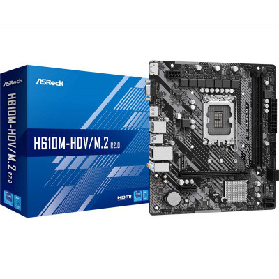 Asrock H610M-HDVM.2 R2.0 Intel H610 LGA 1700 micro ATX