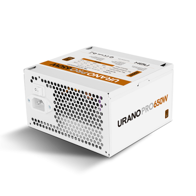 NOX Urano PRO White 650W Bronze unidad de fuente de alimentación ATX Blanco