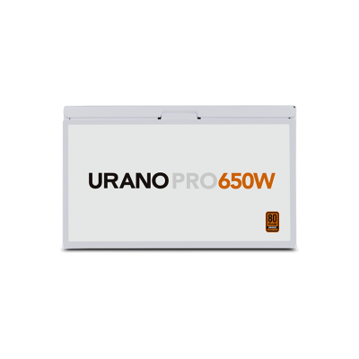 NOX Urano PRO White 650W Bronze unidad de fuente de alimentación ATX Blanco