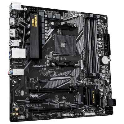 GIGABYTE B550M DS3H R2 Placa base - Procesadores AMD Ryzen 5000, VRM de 5+3 fases, hasta 4733 MHz DDR4 (O.C.), 1x M.2 PCIe 4.0