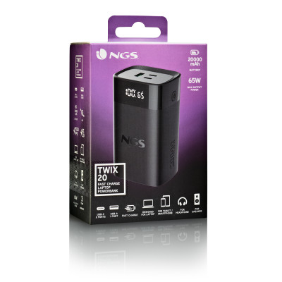 NGS TWIX 20 20000 mAh Negro