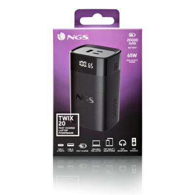 NGS TWIX 20 20000 mAh Negro