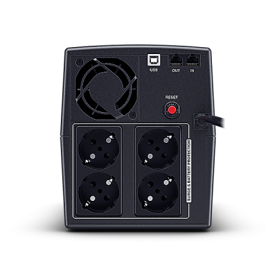 CyberPower UT1500EG sistema de alimentación ininterrumpida (UPS) Línea interactiva 1,5 kVA 900 W 4 salidas AC