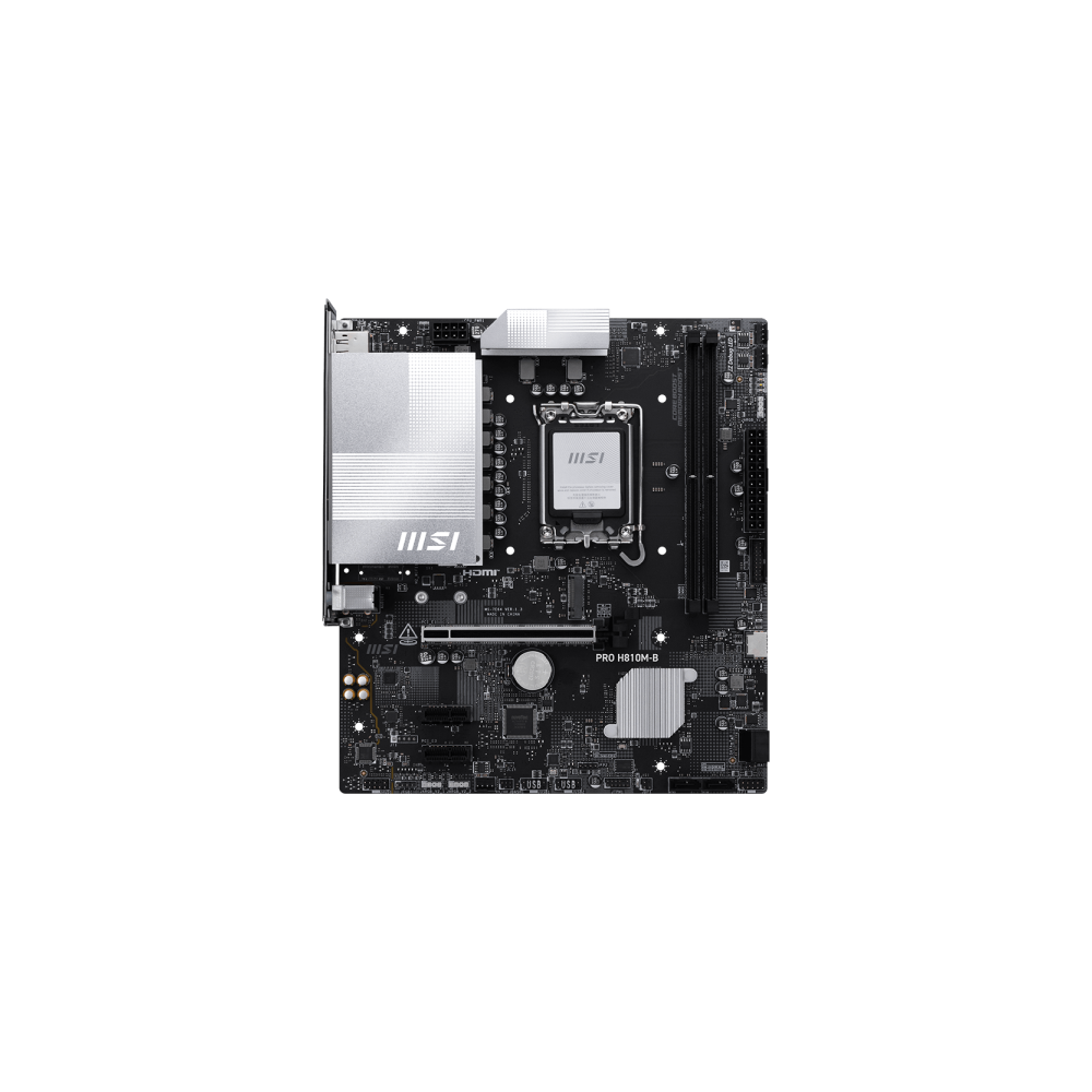 MSI PRO H810M-B placa base Intel H810 LGA 1851 (Socket V1) micro ATX