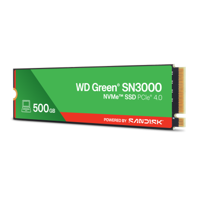 Western Digital Green WD SN3000 NVMe 500 GB M.2 PCI Express 4.0 QLC 3D NAND