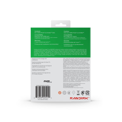 Western Digital Green WD SN3000 NVMe 500 GB M.2 PCI Express 4.0 QLC 3D NAND