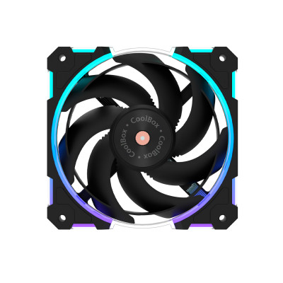 CoolBox Ventilador X12 Ring ARGB